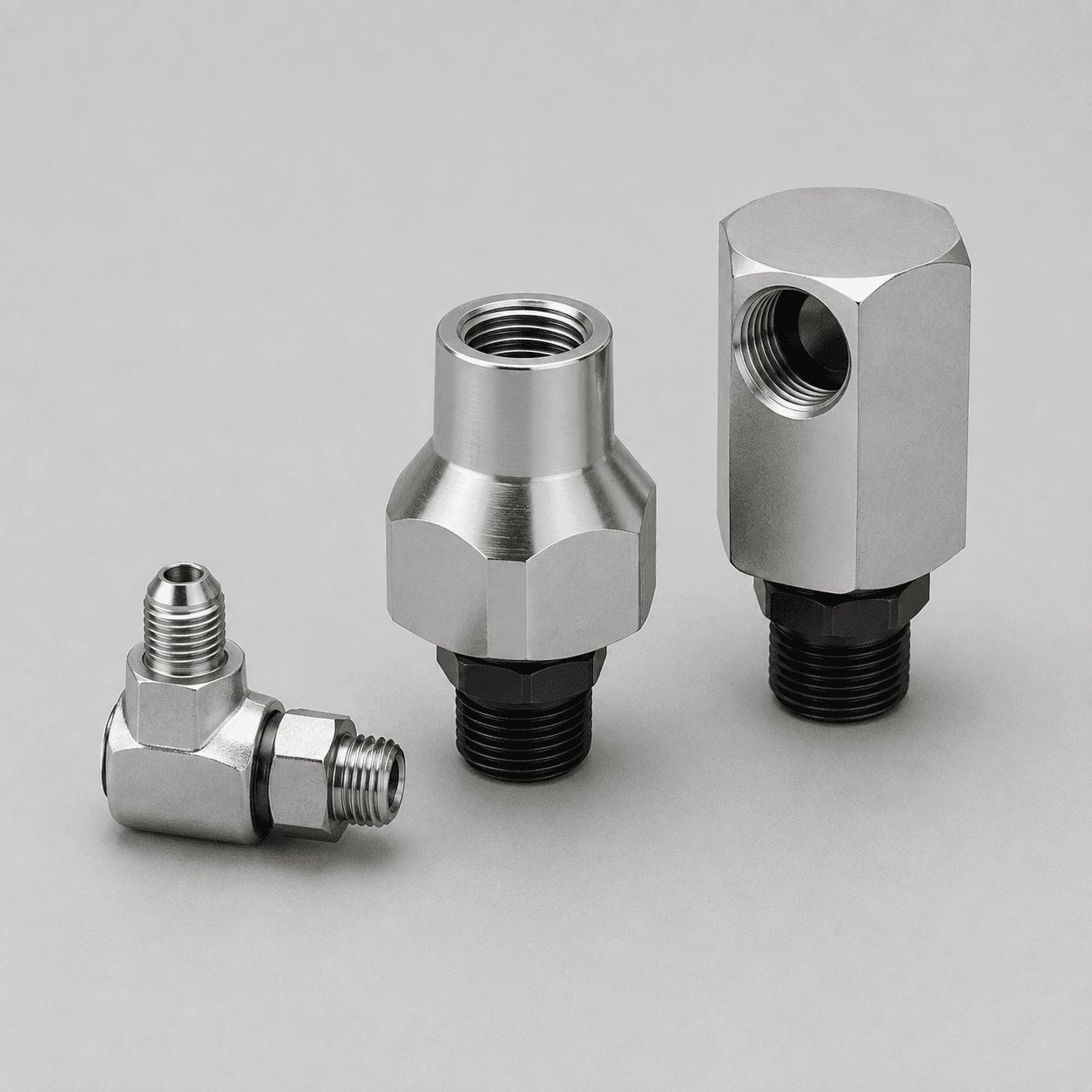 All swivel types, Fittings