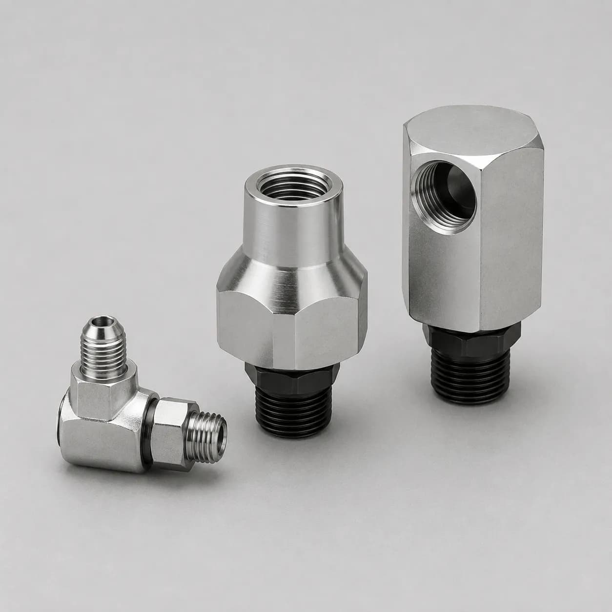 All swivel types, Fittings